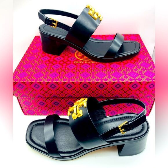 NWT Tory Burch Eleonor Heel Sandals 8,5 - Picture 8 of 12